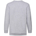 Heather Grey - Back - Fruit of the Loom Kids-Childrens Classic Drop Shoulder Sweatshirt