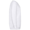 White - Side - Fruit of the Loom Kids-Childrens Classic Drop Shoulder Sweatshirt