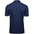 Flintstone - Back - Tee Jays Mens Luxury Stretch Pique Polo Shirt