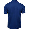 Indigo - Back - Tee Jays Mens Luxury Stretch Pique Polo Shirt