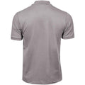 Stone - Back - Tee Jays Mens Luxury Stretch Pique Polo Shirt