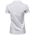 White - Back - Tee Jays Womens-Ladies Luxury Stretch Polo Shirt