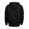 Black - Back - Tee Jays Mens Fashion Zip Hooded Sweatshirt