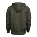 Deep Green - Back - Tee Jays Mens Fashion Zip Hooded Sweatshirt