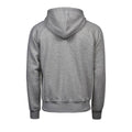 Heather Grey - Back - Tee Jays Mens Fashion Zip Hooded Sweatshirt