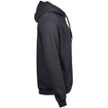 Dark Grey - Back - Tee Jays Mens Hooded Sweatshirt