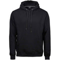 Black - Front - Tee Jays Mens Hooded Sweatshirt