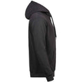 Black - Side - Tee Jays Mens Hooded Sweatshirt