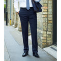 Navy - Back - Brook Taverner Mens Trousers