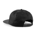 Black - Front - Beechfield Unisex Adult Snapback Cap