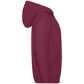 Burgundy - Lifestyle - Fruit Of The Loom Childrens-Kids Hooded Sweatshirt