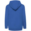 Royal Blue - Side - Fruit Of The Loom Childrens-Kids Hooded Sweatshirt