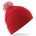 Classic Red-White - Lifestyle - Beechfield Unisex Adult Beanie