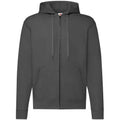 Light Graphite - Side - Fruit of the Loom Mens Hooded Sweatshirt