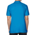 Sapphire Blue - Front - Gildan Mens Double Piqué Polo Shirt