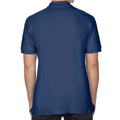 Navy - Front - Gildan Mens Double Piqué Polo Shirt