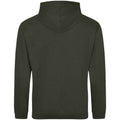 Combat Green - Front - Awdis Unisex Adult College Hoodie