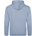 Dusty Blue - Back - Awdis Unisex Adult College Hoodie