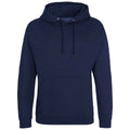 Navy Smoke - Front - Awdis Unisex Adult College Hoodie