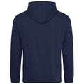 Navy Smoke - Back - Awdis Unisex Adult College Hoodie