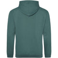 Moss Green - Back - Awdis Unisex Adult College Hoodie