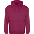 Cranberry - Front - Awdis Unisex Adult College Hoodie