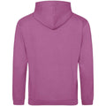 Pinky Purple - Back - Awdis Unisex Adult College Hoodie