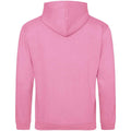 Candyfloss Pink - Back - Awdis Unisex Adult College Hoodie