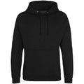 Black Smoke - Front - Awdis Unisex Adult College Hoodie