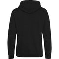 Black Smoke - Back - Awdis Unisex Adult College Hoodie