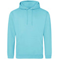 Turquoise Surf - Back - Awdis Unisex Adult College Hoodie