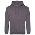 Steel Grey - Back - Awdis Unisex Adult College Hoodie