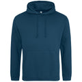 Ink Blue - Front - Awdis Unisex Adult College Hoodie