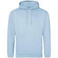 Ice Blue - Front - Awdis Unisex Adult College Hoodie