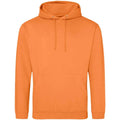 Light Orange - Front - Awdis Unisex Adult College Hoodie