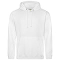 Arctic White - Front - Awdis Unisex Adult College Hoodie