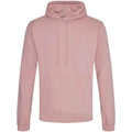 Dusty Pink - Back - Awdis Unisex Adult College Hoodie