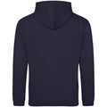 New French Navy - Front - Awdis Unisex Adult College Hoodie