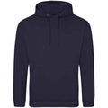 New French Navy - Back - Awdis Unisex Adult College Hoodie