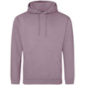 Dusty Purple - Back - Awdis Unisex Adult College Hoodie