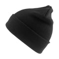 Black - Back - Result Genuine Recycled Unisex Adult Thinsulate Beanie