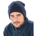 Navy - Back - Result Genuine Recycled Unisex Adult Thinsulate Beanie