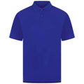 Royal Blue - Back - Henbury Mens Pique Polo Shirt