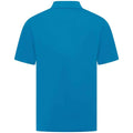 Sapphire Blue - Front - Henbury Mens Pique Polo Shirt