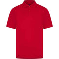 Classic Red - Front - Henbury Mens Pique Polo Shirt