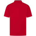 Classic Red - Back - Henbury Mens Pique Polo Shirt