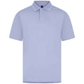 Lavender - Front - Henbury Mens Pique Polo Shirt