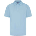 Light Blue - Back - Henbury Mens Pique Polo Shirt