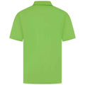 Lime - Front - Henbury Mens Pique Polo Shirt