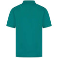 Bright Jade - Front - Henbury Mens Pique Polo Shirt